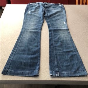 7 for All Mankind bootcut (Charlize) 35” inseam